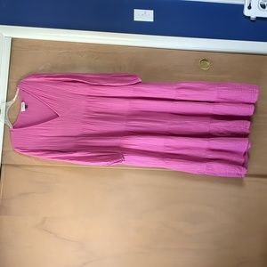 Pink maxi dress